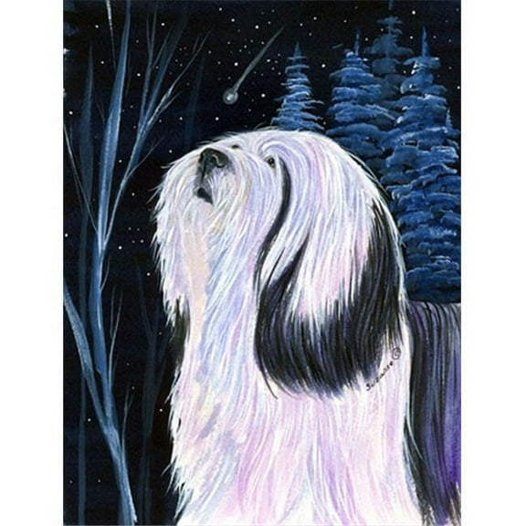 Tibetan Terrier Flag - Garden Size