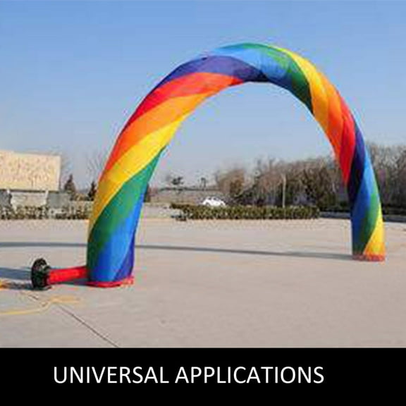 26ft Rainbow Inflatable Arch with Blower - Perfect for Celebrations, Advertising, Garden Decor