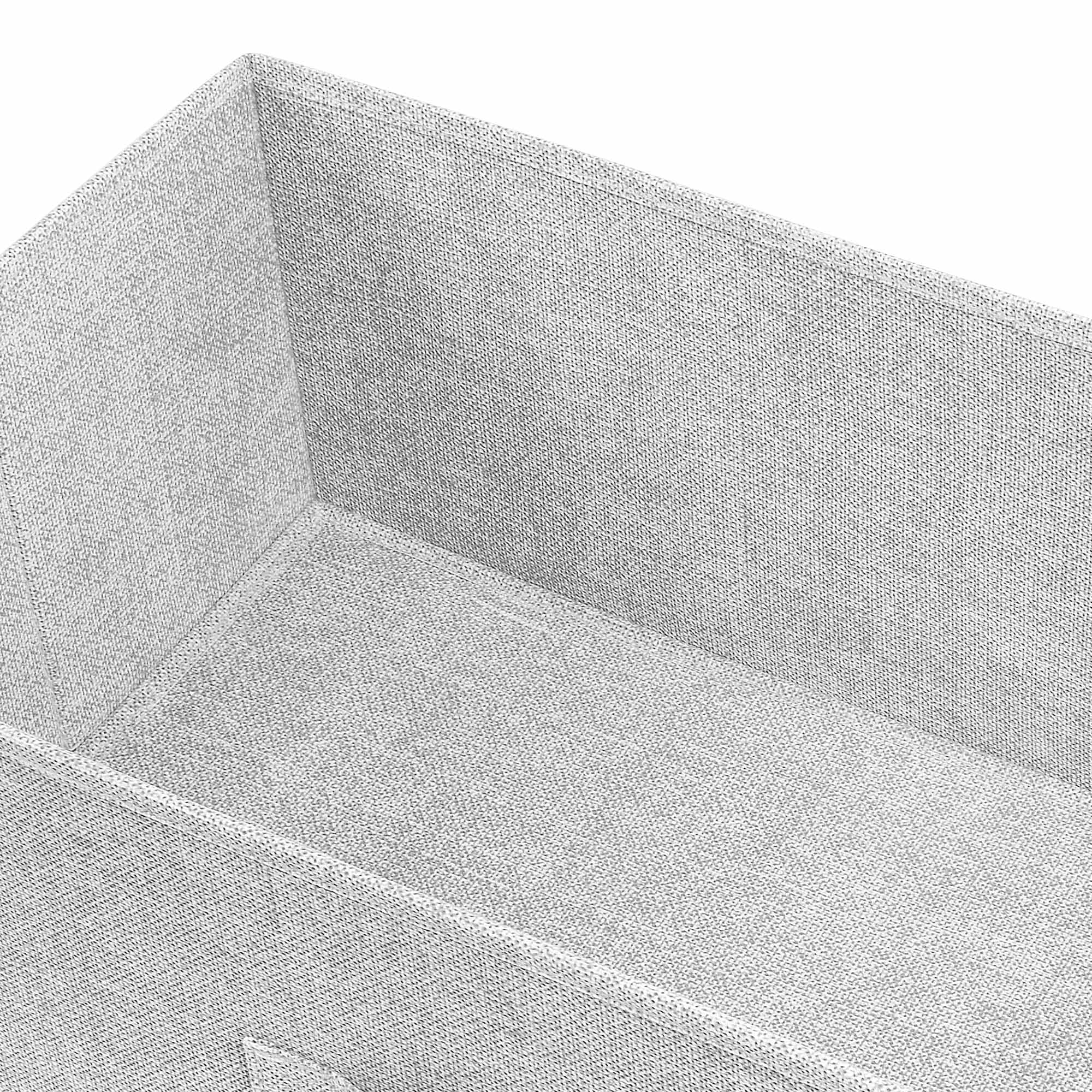 Uforic 4 Drawer Dresser Fabric Chest of Drawers Furniture Storage Organizer for Living Room,,Hallway, Light Gray