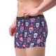 thumbnail image 2 of Balery leaf flower Skull colorful Calzoncillos bóxer para hombre, ropa interior de algodón suave y transpirable con cinturilla de nailon-X-Large, 2 of 5