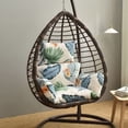 thumbnail image 7 of Hanging Basket Chair Cushion Outdoor Patio Chair Cushion Swing Basket Chairs Cushion Pads with Headrest Pillow ONLY Cushion, 7 of 7