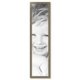 thumbnail image 2 of ArtToFrames 13" x 55" Aged White Gold Picture Frame, 13x55 inch Silver Wood Poster Frame (WOM-2036),  Pack, 2 of 7