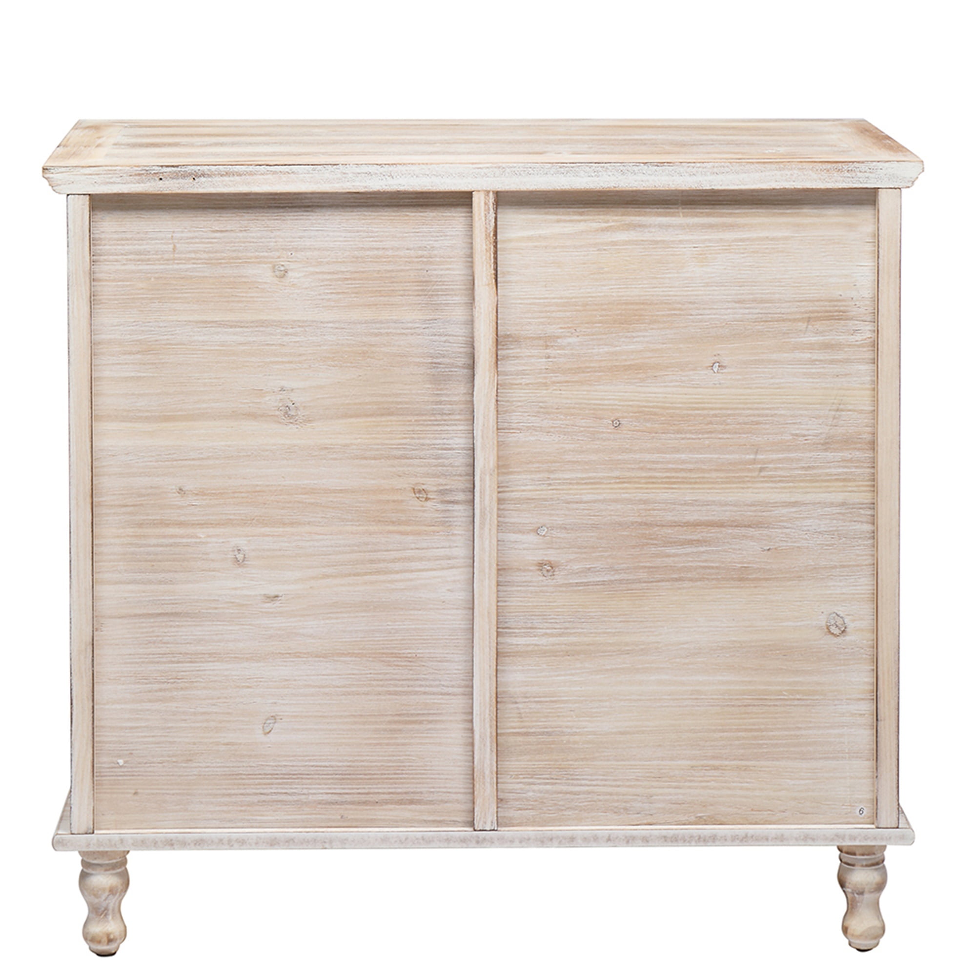 Kadyn Bedroom Dresser, 4 Drawer Chest of Drawers, White Washed Dresser Chest with 4 Storage Drawers for Nursery, Hallway, Living Room, Closet