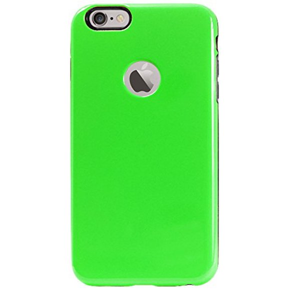 Reiko Dual Layer TPU/PC Protector Cover for iPhone 6 4.7INCH, iPhone 6S 4.7inch - Retail Packaging - Green