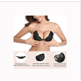 thumbnail image 2 of Sujetador pegajoso, Sujetador sin tirantes transpirable Adhesivo Push Up Sujetadores sin espalda para mujer C Negro WD.WDQZL Hogar, 2 of 5