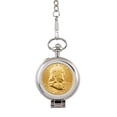 thumbnail image 4 of American Coin Treasures Gold Layered Silver Franklin Half Dollar Men's Pocket Watch, 4 of 6