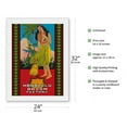 thumbnail image 2 of Honolulu Hawaii Broom Factory - Hawaiian Hula Girl - Vintage Advertising Poster c.1950s - Japanese Unryu Rice Paper Art Print 24 x 32 in, 2 of 4