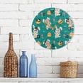 thumbnail image 7 of SKYSONIC Easter Bunny Wall Clock 10 Inch Silent Non Ticking Round Clock Oil Painting Clock Easy to Read Clock for Living Room Bedroom Bathroom Home Decor, 7 of 7