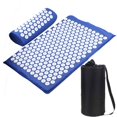 thumbnail image 1 of Juego de acupresión (azul), estera y almohada de acupuntura, estera de masaje para el hogar con bolsa de almacenamiento, 1 of 5