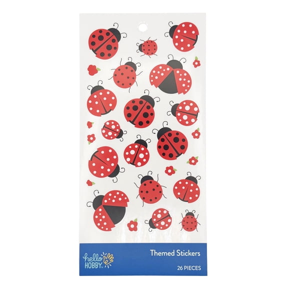 Hello Hobby Stickers Sheet - Ladybugs