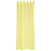 Seed Sprout Basics Tab Top Curtains (2 Panels), Yellow Gingham
