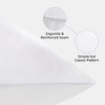 thumbnail image 4 of COOKEY 12x20 Pillow Inserts Set of 2, 100% Cotton Shell,Firm Support Decorative Pillow Insert for Couch & Bed,White, 4 of 8