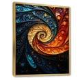 thumbnail image 2 of Designart "Beat of Rhythm II" Abstract Floater Framed Canvas Print, 2 of 7