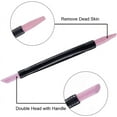 thumbnail image 5 of 12 Pieces Nail Art Pen Pumice Stone Nail File Double-Headed Nail Polishing Pen Stick Cuticle Remover Trimmer Buffer Pedicure Pen Manicure Tool for Household Beauty Salon Peeling Dead Skin Repairing, 5 of 5