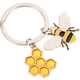 thumbnail image 4 of Llavero colgante abeja abeja llavero llavero llavero anillo de llave llavista novedoso, 4 of 4