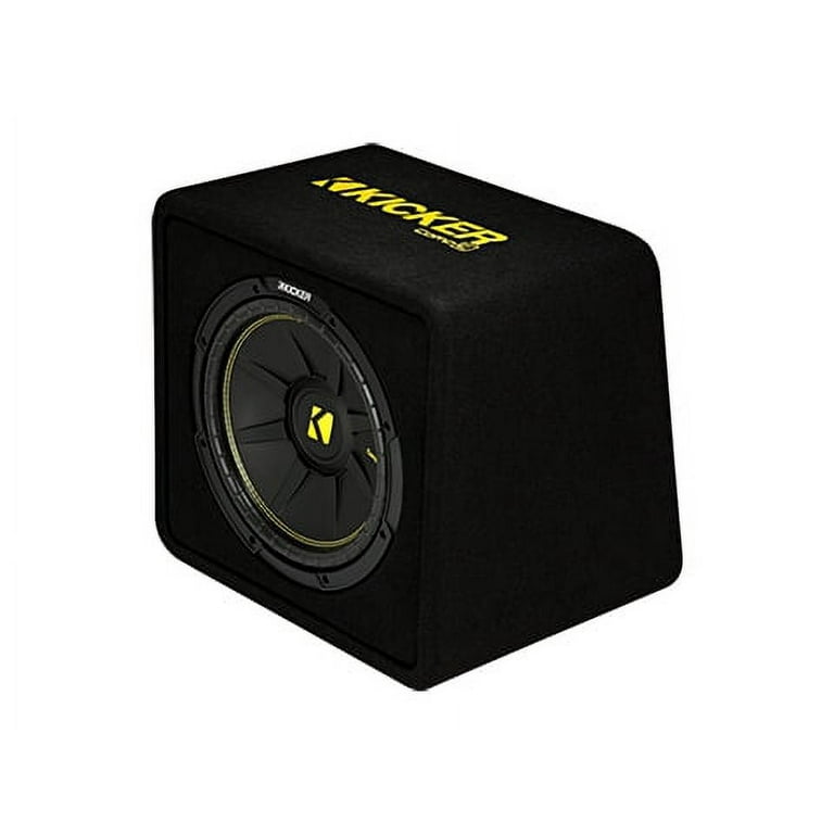 Kicker 12 Inch Comp Bass Package 44VCW122 with CXA4001 and amp