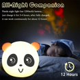 thumbnail image 3 of Panda luz nocturna, lindo animal luz nocturna para niños, Kawaii 7 colores cambiantes LED luces nocturnas, bebé guardería oso silicona luz nocturna para niños regalos de cumpleaños, decoración esquí esquí Gafas de esquí, 3 of 5