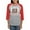 Heather/Red, variant on CafePress - 3 Gmacasino Women's Baseball T Shirt - Womens Baseball Tee