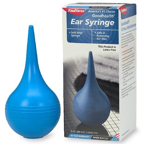 Goodhealth Faultless Ear Soft Vinyl Syringe 3 Oz