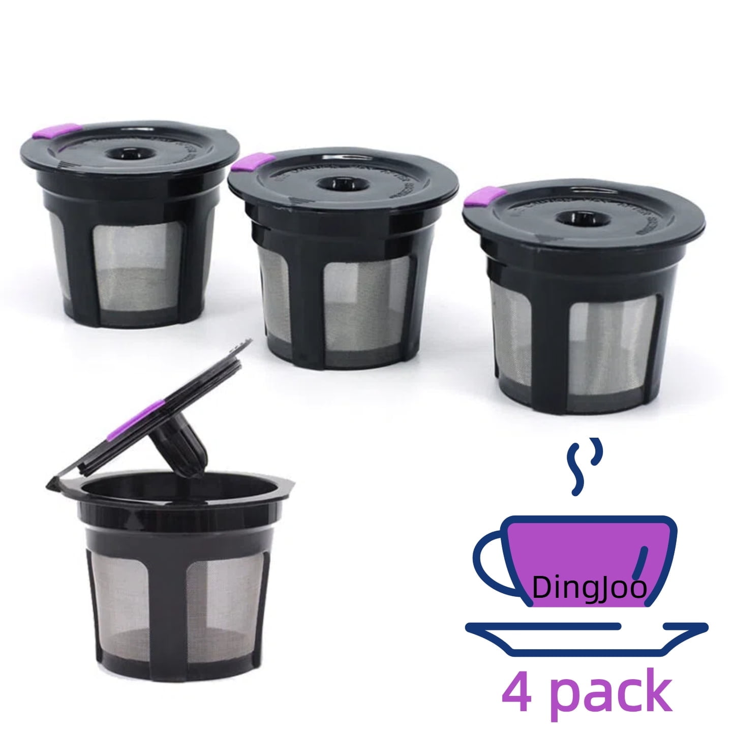 Save Money & The Planet! 3-Pack Refillable K-Cup Coffee Filters For Keurig 2.0 & 1.0 – USA