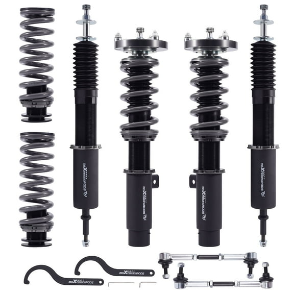 maXpeedingrods Coilover for BMW 3 E90 2004-2011, for E91 2004-2012, for E92 2005-2013, for E93 2006-2013, 24 Levels Damper Adjustable Coilovers Suspension Kit, Height Adjustable T7 Lowering Kit