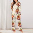 thumbnail image 2 of Sikiie Frog Sitting On Mushroom Women's Long-Sleeve Shirt and Full-Length Bottom Pajama Set (s-xxl)-X-Large, 2 of 7