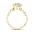 thumbnail image 2 of ANGARA Natural Heart Prong-Set 1.12 ct Aquamarine Solitaire Engagement Ring in 14K Yellow Gold for Women (Size-7mm) | March Birthstone, Anniversary, Jewelry Gift for Women | Natural Aquamarine Ring, 2 of 8