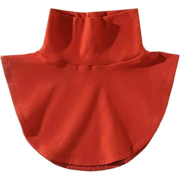Zhengup Fake Turtleneck Dickey Detachable Collars Wear Outer or in Sweater Hoodie Thickening High Neck Mock Collar for Women