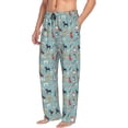 thumbnail image 2 of Xecao Animal Dog Men's Straight Lounge Pajama Pants: The Ultimate in Comfortable Sleepwear, 2 of 9