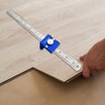 thumbnail image 6 of simhoa Scribing Ruler, 90 Degree Marking Ruler, Layout Tools, Line Ruler, Measuring Tool for Industrial Drawing Engineers Blue, 6 of 10