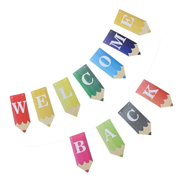 Homoyoyo Classroom Wall Hanging Banner Multi-Paper Set for Back to School Decorations and Learning Environment