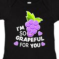thumbnail image 4 of Inktastic Im So Grapeful for You with Cute Grapes Boys or Girls Baby Bodysuit, 4 of 5