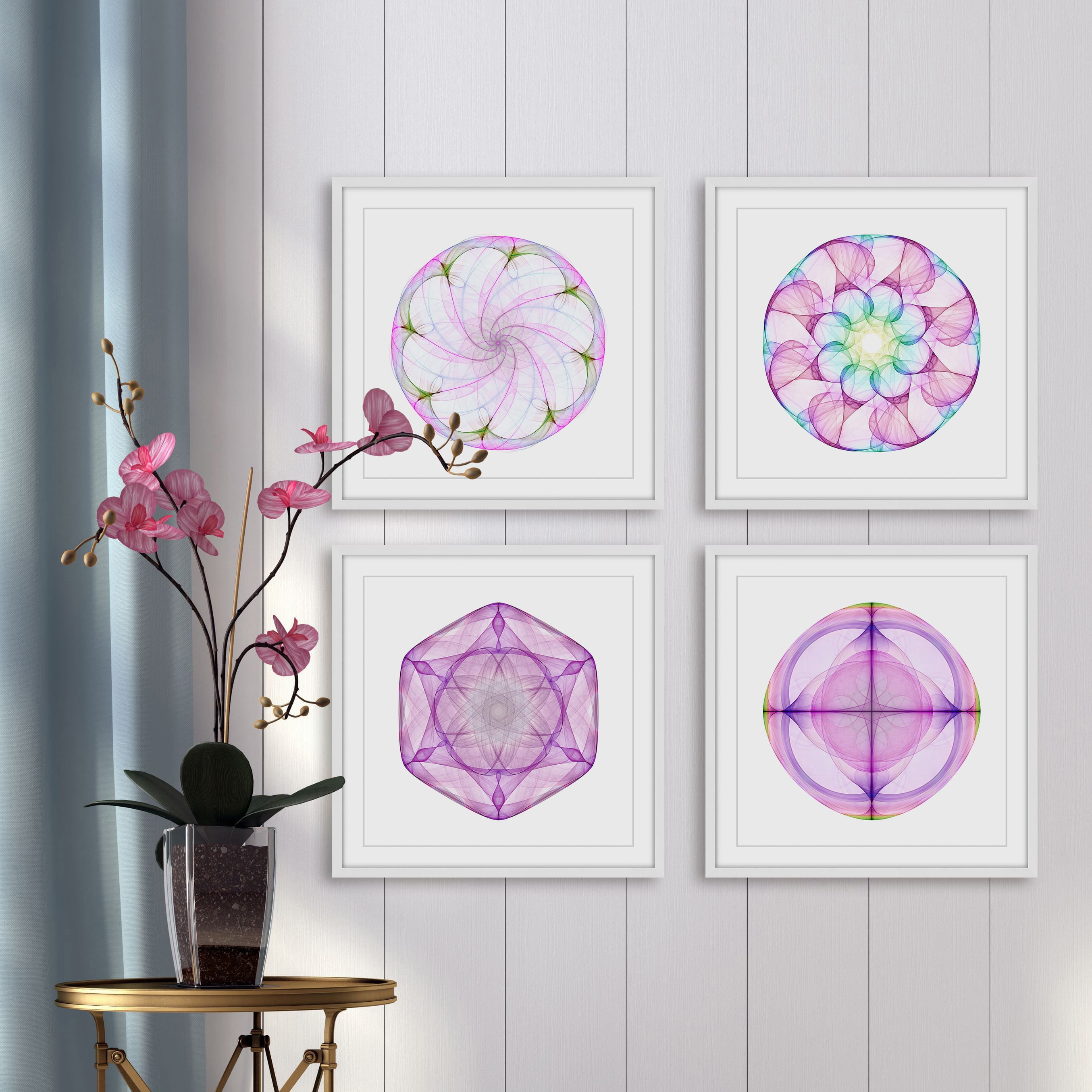 Spiro Colors Quadriptych