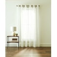 thumbnail image 4 of Better Homes & Gardens Sheer & Twill Weave 4 Piece Curtain Set, Gold, 95", 4 of 4