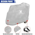 thumbnail image 4 of 67"x24"x46" Motorcycle Mobility Scooter Cover Waterproof Rain Protection 210D Oxford, 4 of 7