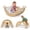Natural, variant on Costway Wooden Rocking Climbing Arch with Cushion, 3-in-1 Montessori Kids Climber Rocker Multicolor