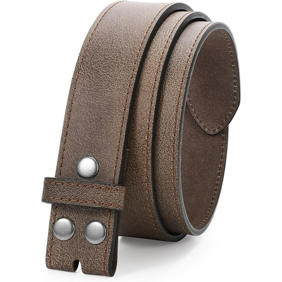 Western Leather Belt Strap for Men without Buckle Engraved Embossed Cowboy Leather Belt Strap 1.5 inch Wide