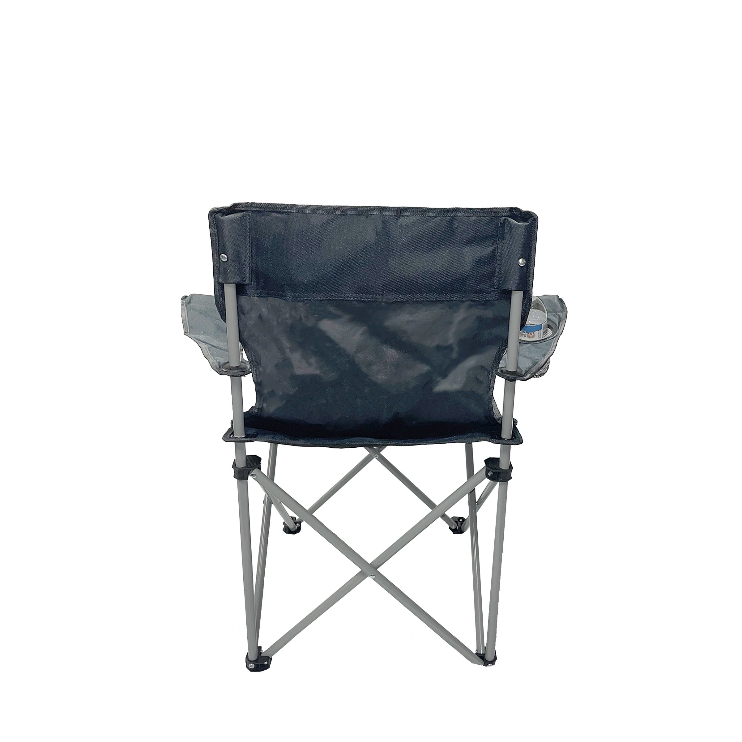 The Weather Station Folding Steel Tailgate Chair Gray