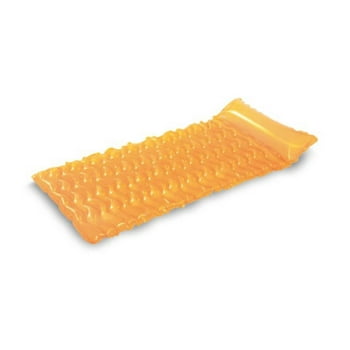 Intex Tote-N-Float Wave Mat, Inflatable Pool Lounger with Pillow, Assorted Colors