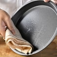 thumbnail image 2 of EeaseCA Round Pizza Pan Non Stick Bakeware Pizza Pan Heavy Duty Carbon Steel Pizza Pan for Restaurant, 2 of 9