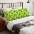 thumbnail image 4 of Balery St Patrick's Day7 Funda Protectora para Almohada Corporal de Algodón Hipoalergénico con Cierre(55 x 21 pulgadas), Almohadas No Incluidas, 4 of 7