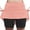 Watermelon Red, variant on Girls' Solid Color Patchwork High Waist A-Line Sports Skirt with Fake Two-Piece Design for Casual Wear and Active Play
