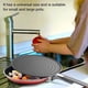 thumbnail image 3 of Silicone Baffle with Handle Splash Proof Baffle Oil And Heat Proof Baffle Drainage Plate Cover Kitchen Cooking Tools, 3 of 4