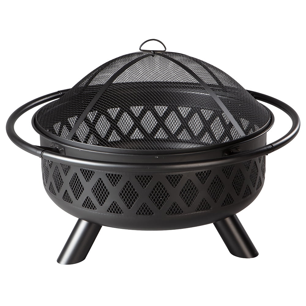 Endless Summer Wad1010sp Black Finish, Endless Summer 29 In Square Wood Burning Fire Pit