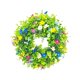thumbnail image 4 of Corona de primavera para , corona de verano, corona de flores artificial guirnalda de guirnaldas hojas flores para festival, 4 of 8