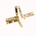 thumbnail image 3 of 10 Pair Folding Mechanism Hardware Fitting Hinges for Spring Standing - Bronze & , 31x33mm, 3 of 8