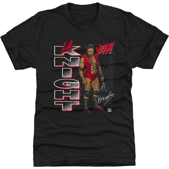 Men's 500 Level Black LA Knight Vertical Tri-Blend T-Shirt