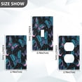thumbnail image 2 of Light Switch Cover Switch Plate Outlet Cover Plug Cover for Electrical Unused Outlet Cover Butterfly and The Moon, 2 of 6