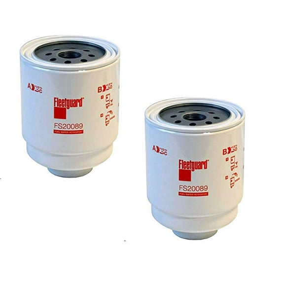 FS20089 Fleetguard Fuel Filter/Water Separator Pack of 2
