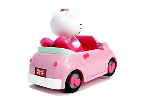 Jada Toys Sanrio Hello Kitty Remote Control Car Pink Updated IR Feature 801310307588